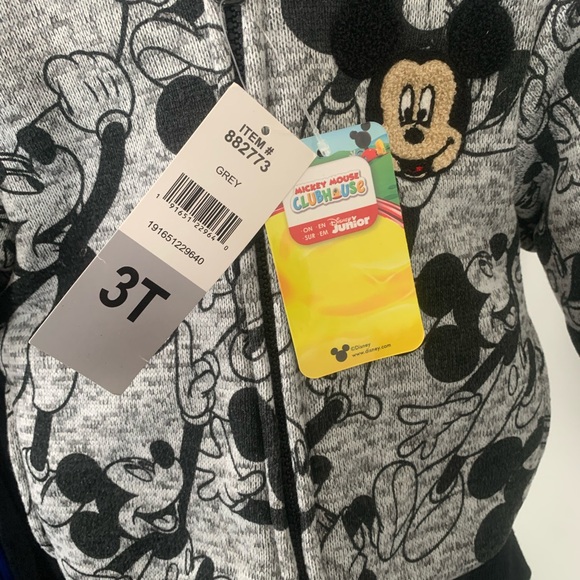 NWT 3T Disney Junior Mickey Jacket with Hood - Picture 5 of 7